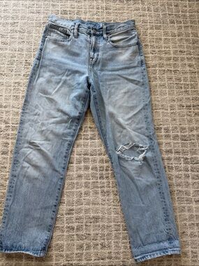 J.crew slouchy boyfriend Jean , size 26, light wash